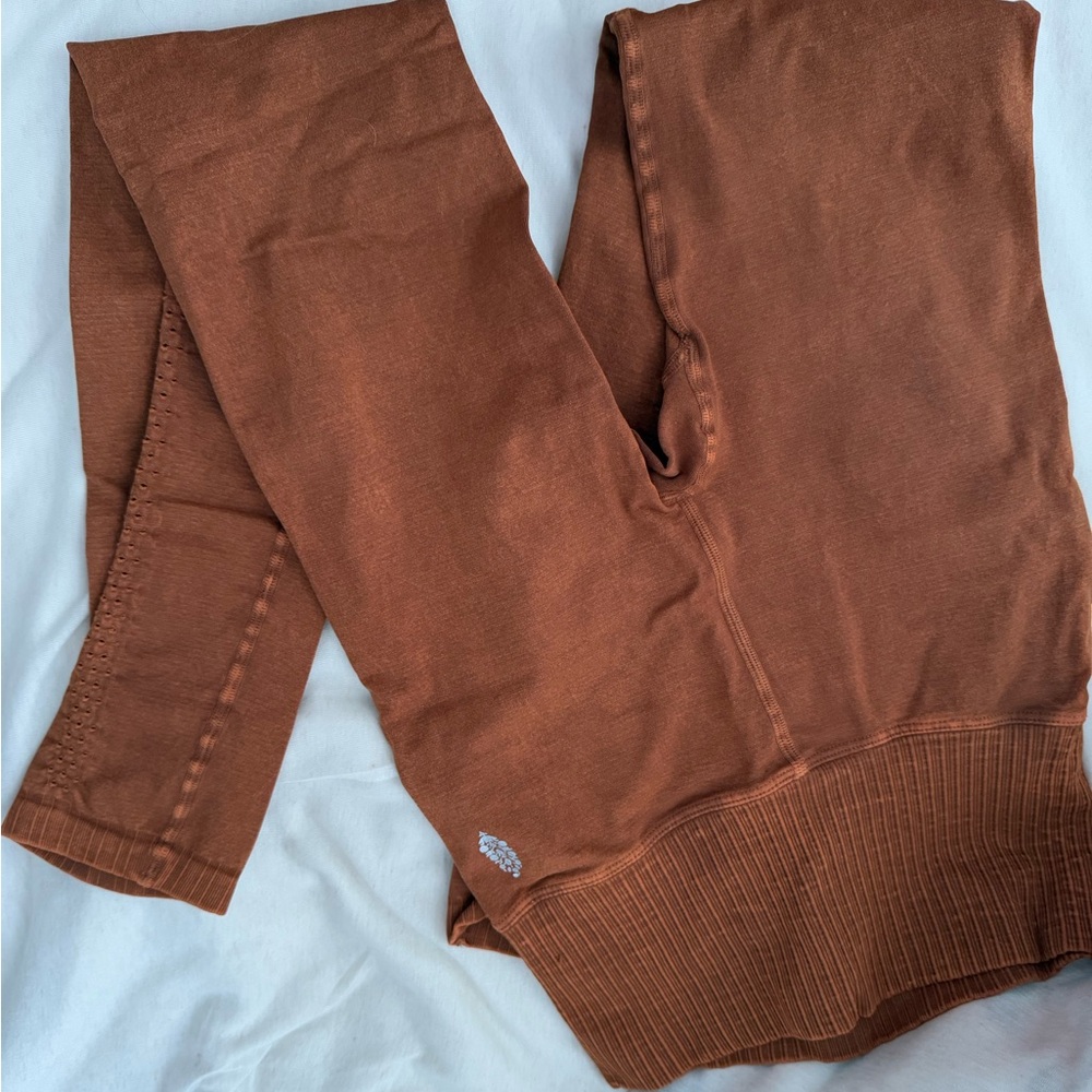 Burnt orange - free people movement karma leggings - size xs/s